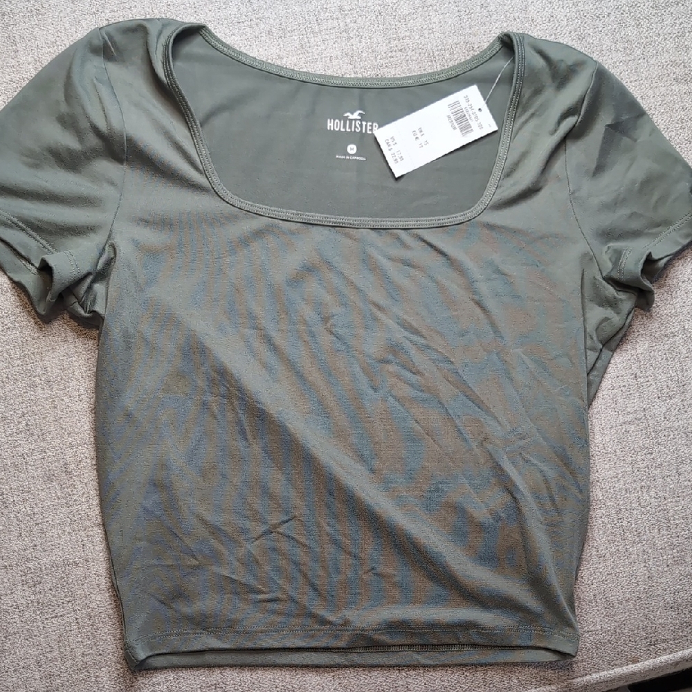 Hollister Women's Short Sleeve Sage Top